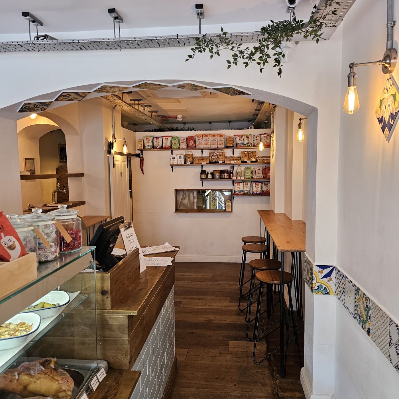 Ventisei Pizzeria Napoletana inside the restaurant